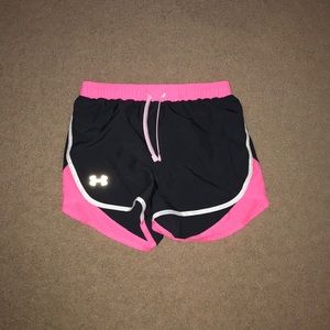Women’s Pink and Grey Dri-Fit Athletic Shorts